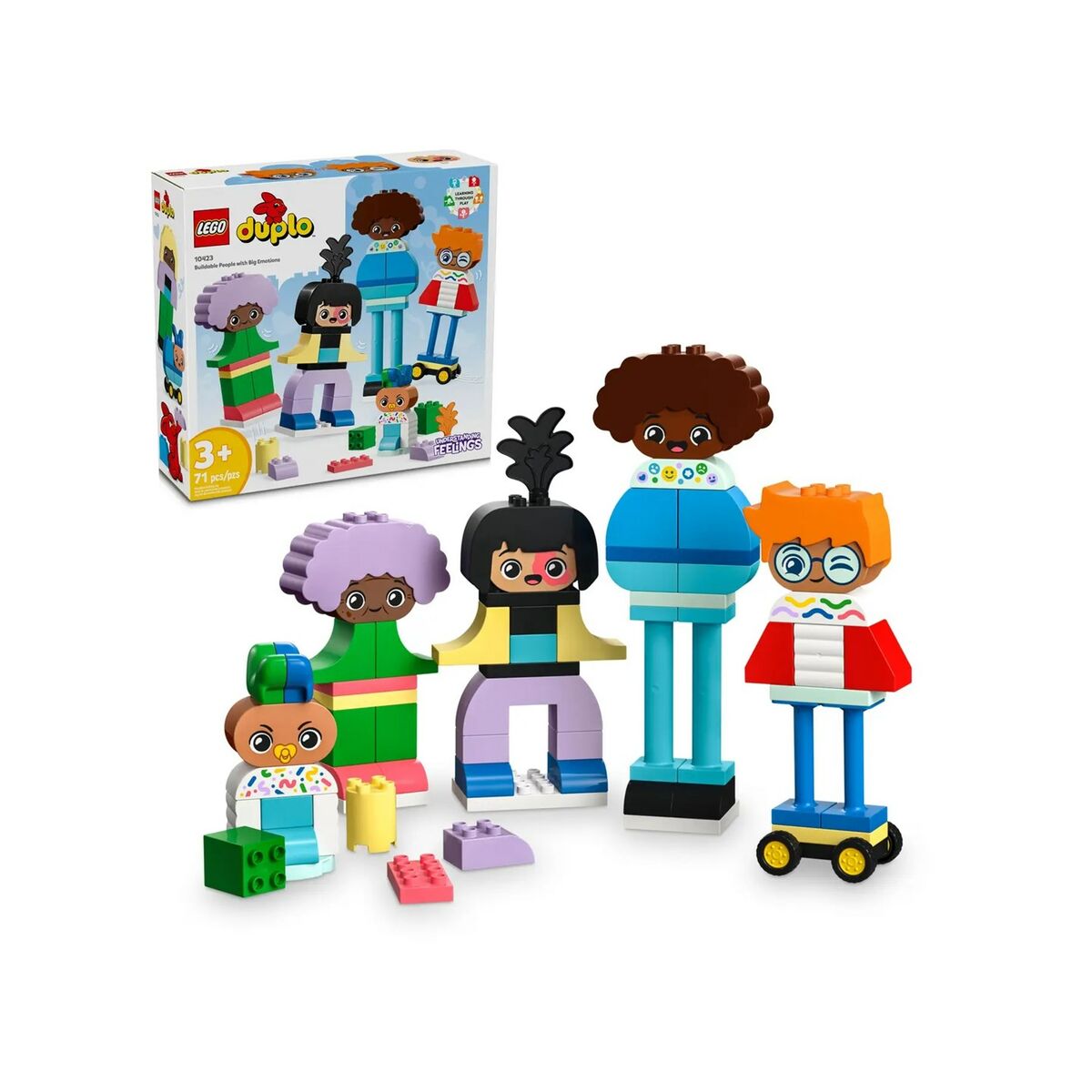 Statybos rinkinys Lego Duplo Buildable People with Big Emotions Spalvotas