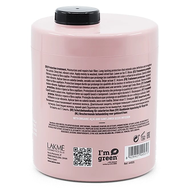 Lakme Teknia Color Stay Treatment kaukė dažytiems plaukams 1000 ml