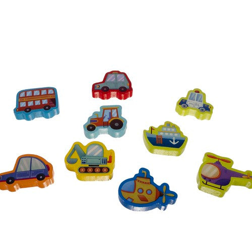 Medinė dėlionė - rūšiuotojas 6 in 1 Kruzzel 22636