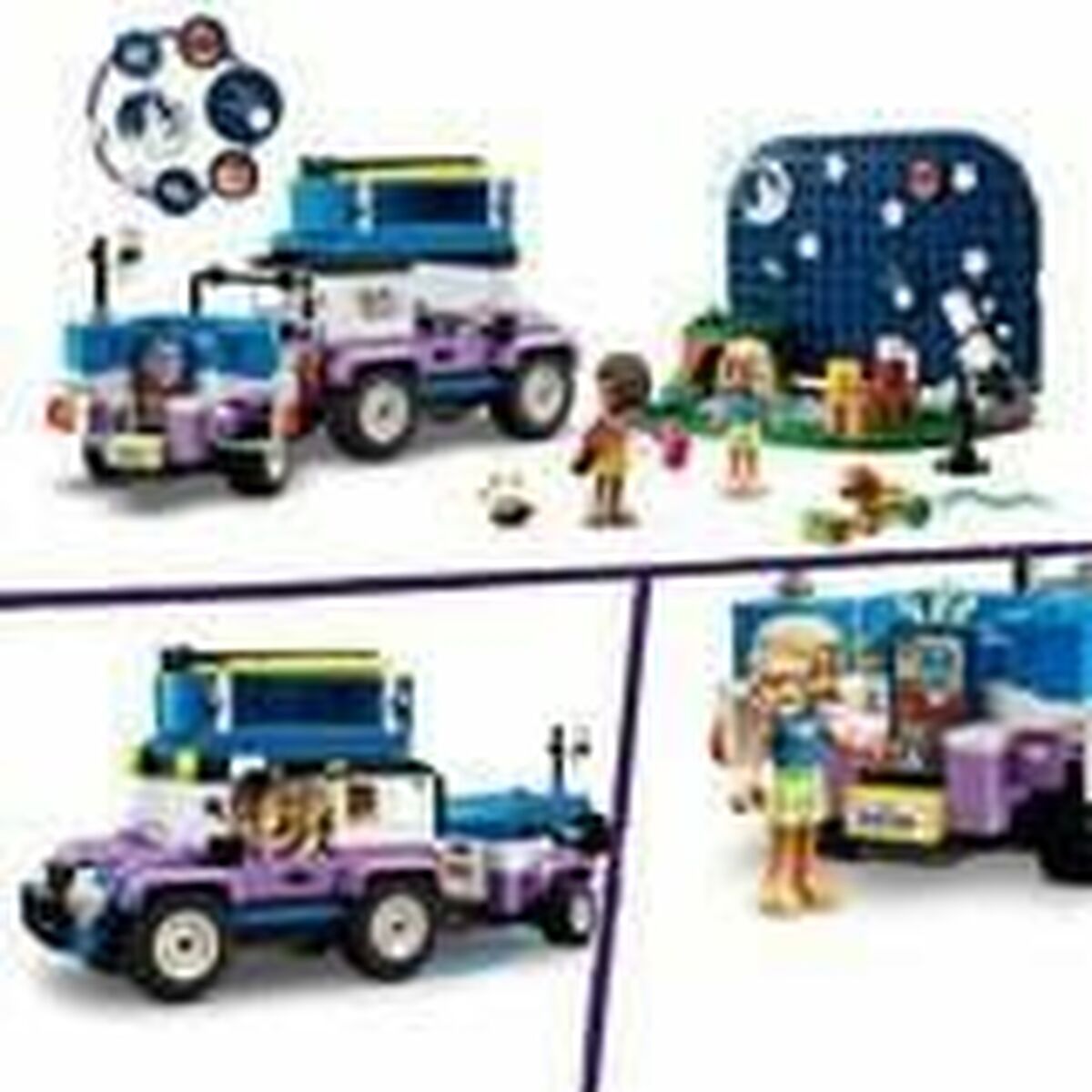 Statybos rinkinys Lego 42603 Friends Stargazing Campervan Spalvotas