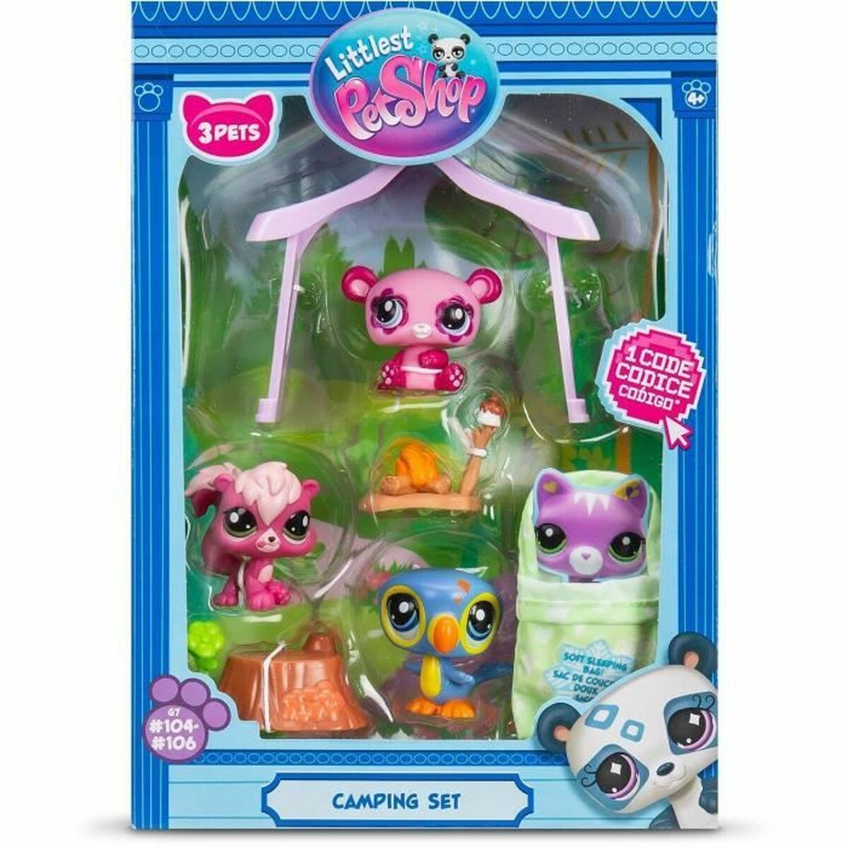 Playset Bandai Littlest Pet Shop Camping