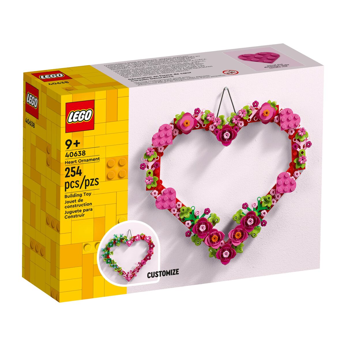 Statybos rinkinys Lego 40638 Heart Ornament Mėlyna 254 piezas