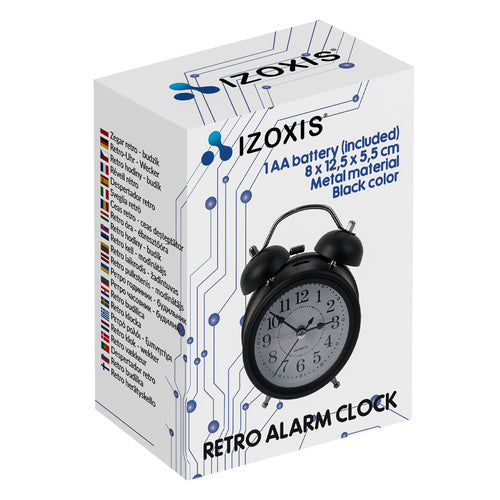 Retro laikrodis - žadintuvas Izoxis 25473