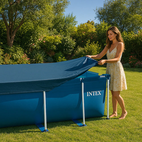 INTEX 28036 stačiakampis baseino uždangalas