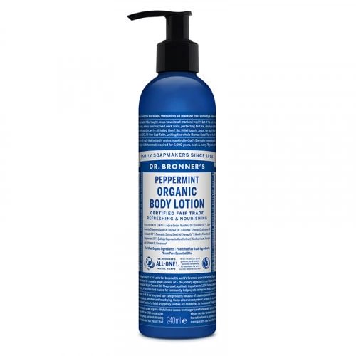 Dr. Bronner's Organic Peppermint kūno losjonas 240 ml