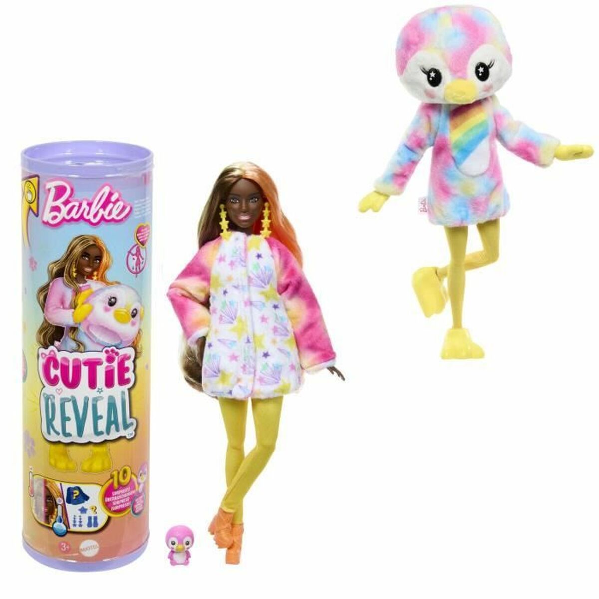 Lėlė kūdikis su priedais Barbie Colorful Dream Penguin Doll