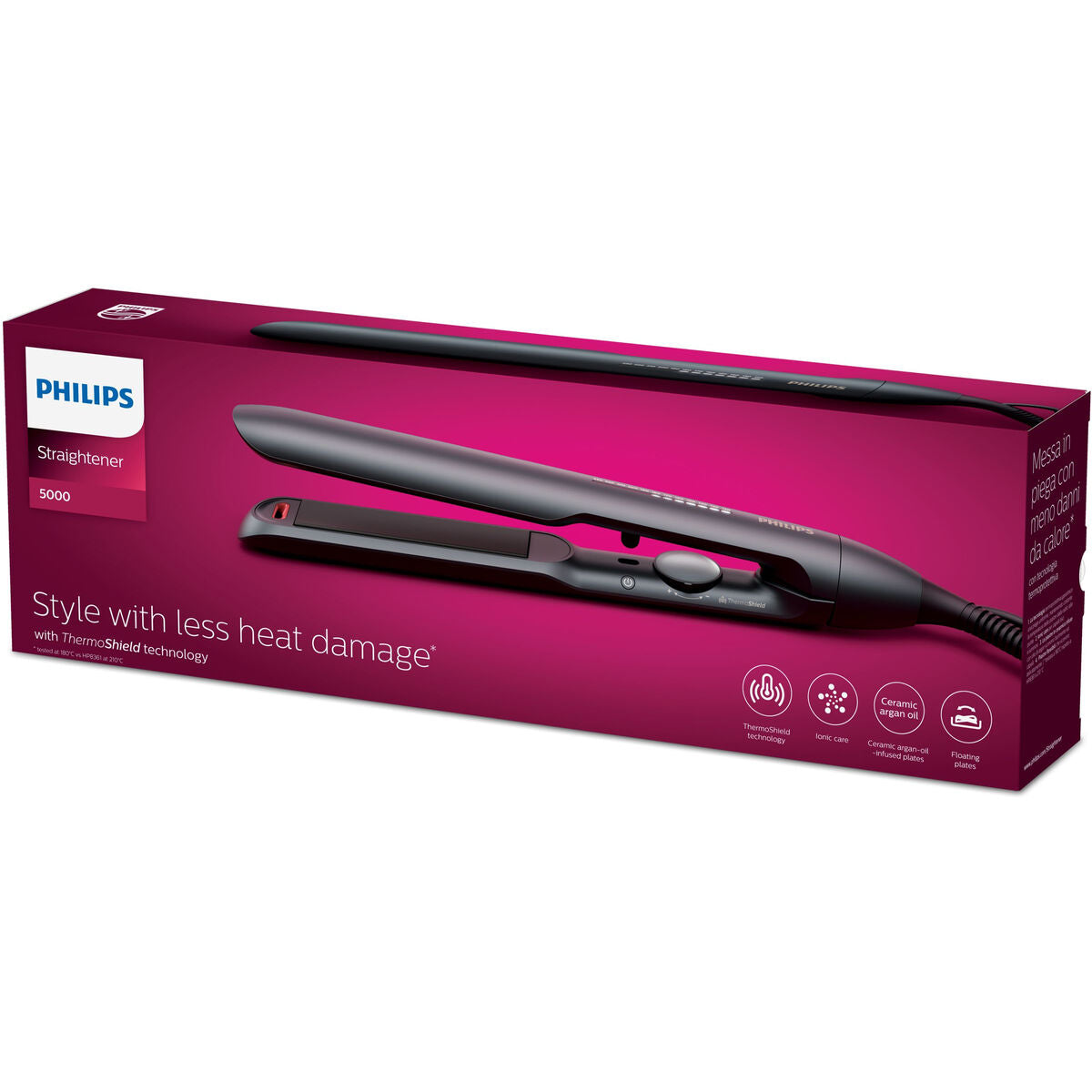 Plaukų tiesintuvas Philips BHS510/00 Juoda