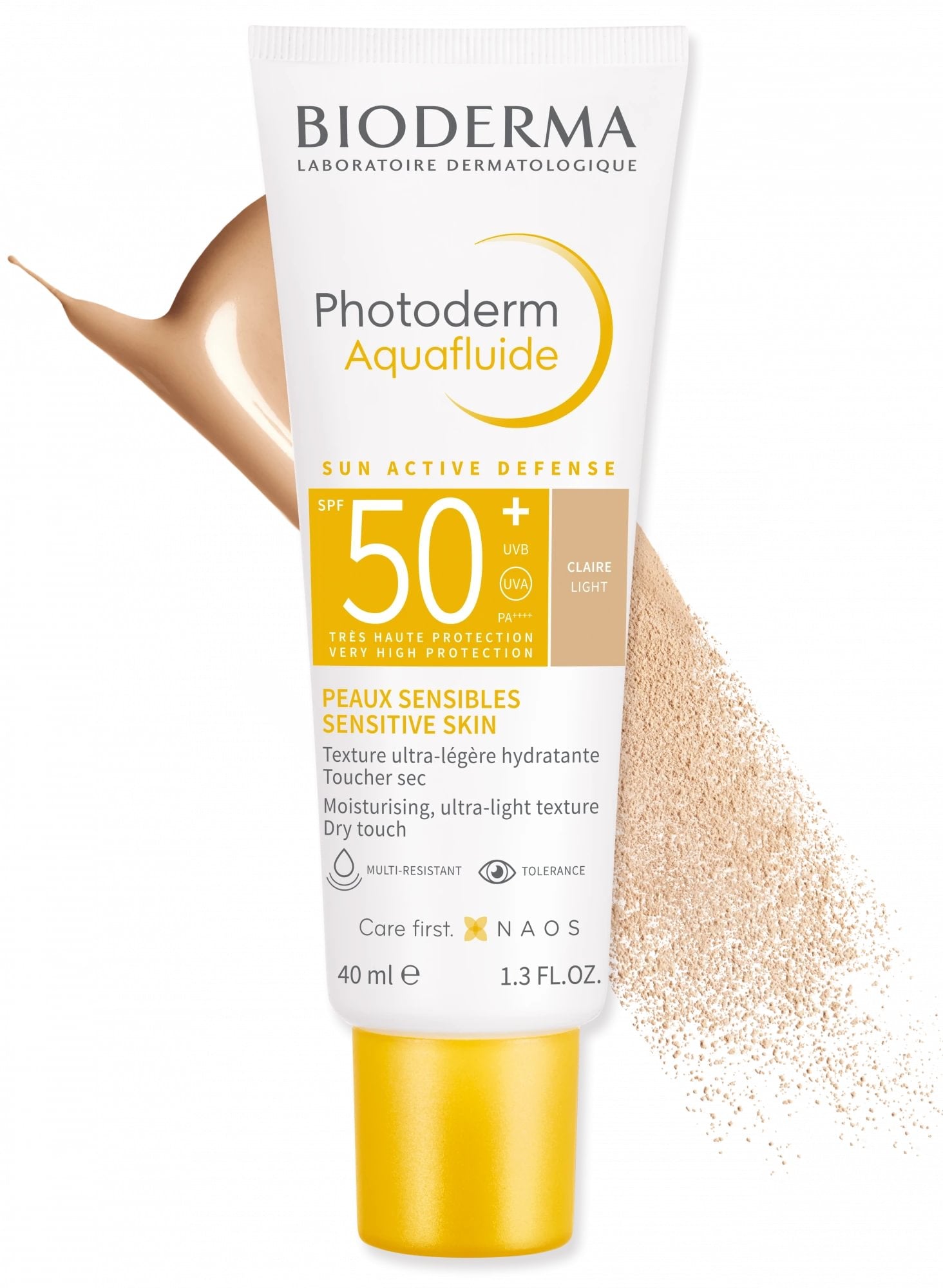 Bioderma Photoderm Aquafluid 50+ Tinted Facial Fluid apsauginins kremas nuo saulės 40 ml