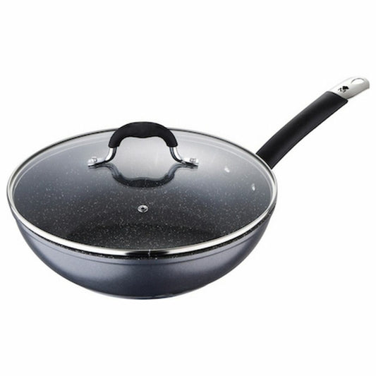 Wok keptuvė Masterpro Pilka Aliuminis Grūdintas aliuminis (Ø 28 cm)