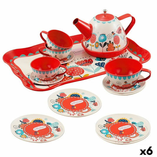 Tea set Colorbaby My Home Žaislas 15 Dalys (6 vnt.)