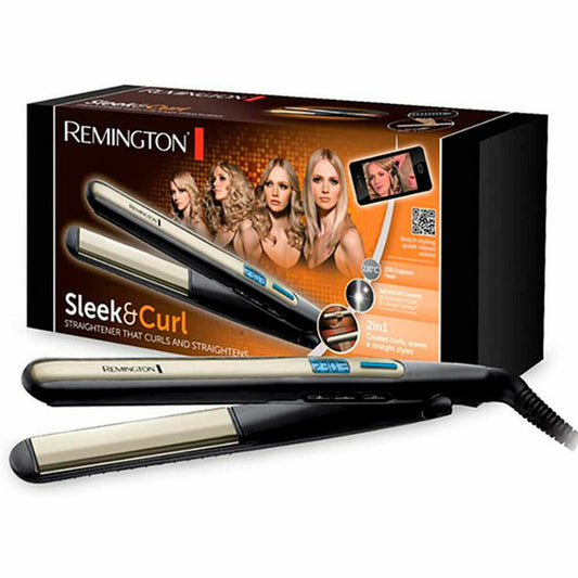 Plaukų tiesintuvas Remington Sleek & Curl Juoda 110 mm 150°C - 230°C