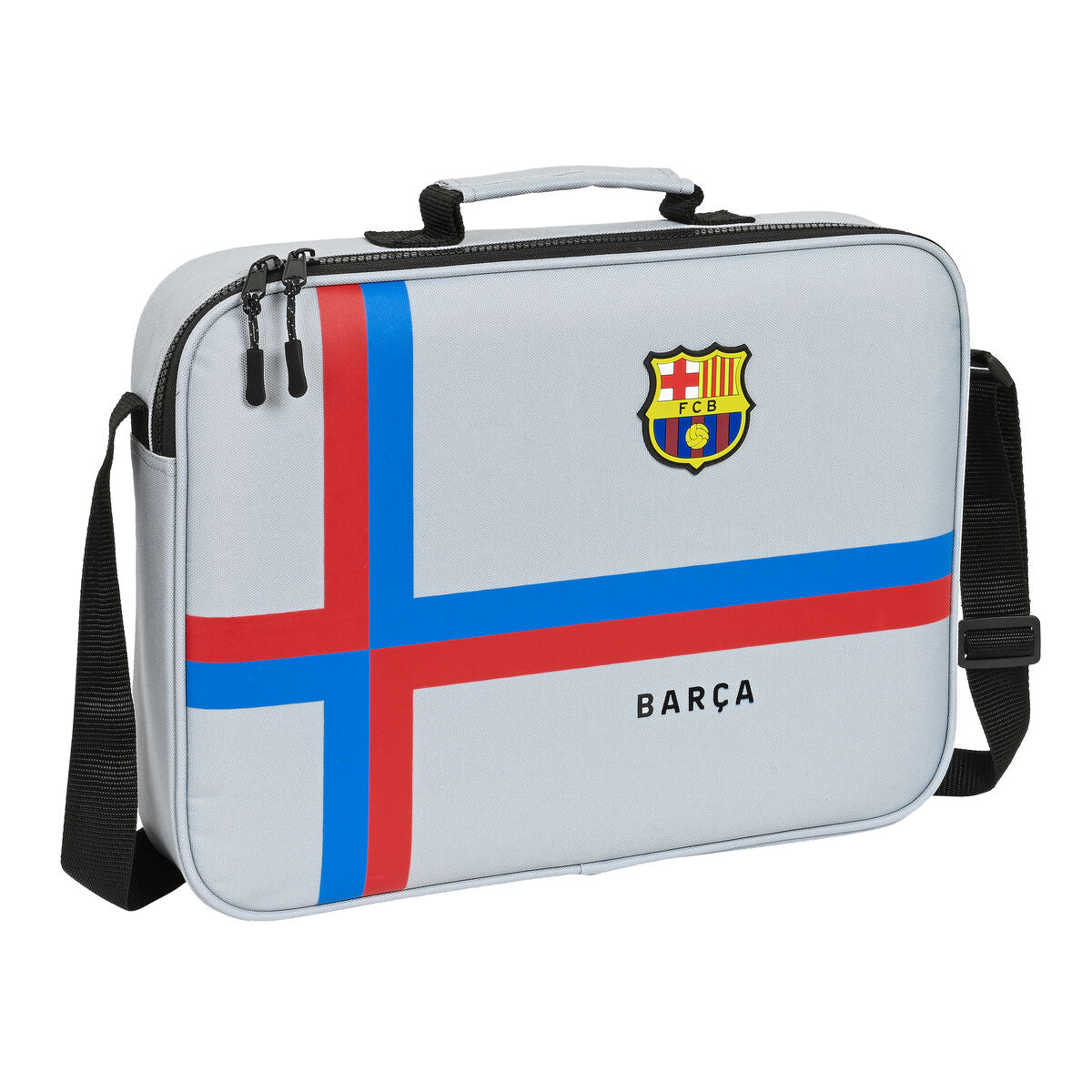 Mokyklinė kuprinė F.C. Barcelona Pilka (38 x 28 x 6 cm)