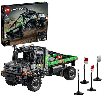 Statybos rinkinys Lego 42129 Technic Mercedes-Benz Zetros 4x4 rouge noir