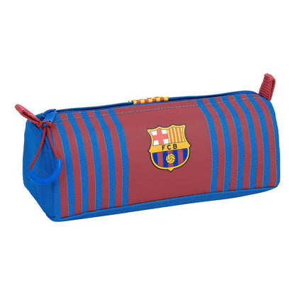 Mokyklinis dėklas F.C. Barcelona Kaštoninė Tamsiai mėlyna 21 x 8 x 7 cm