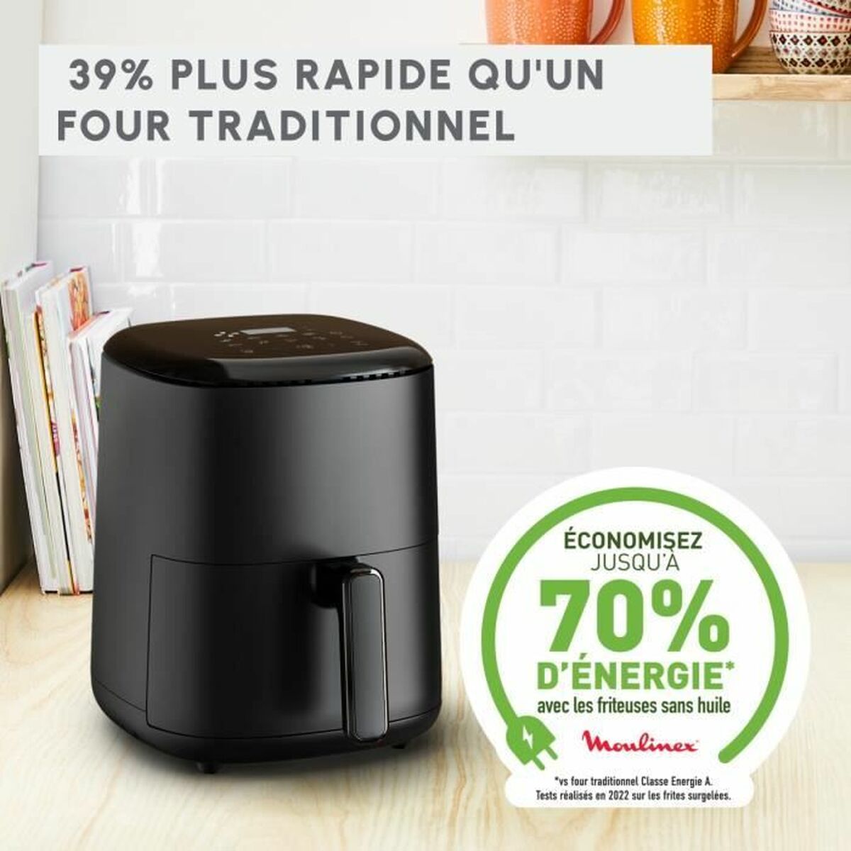 Oro gruzdintuvė Moulinex EZ145820 Juoda