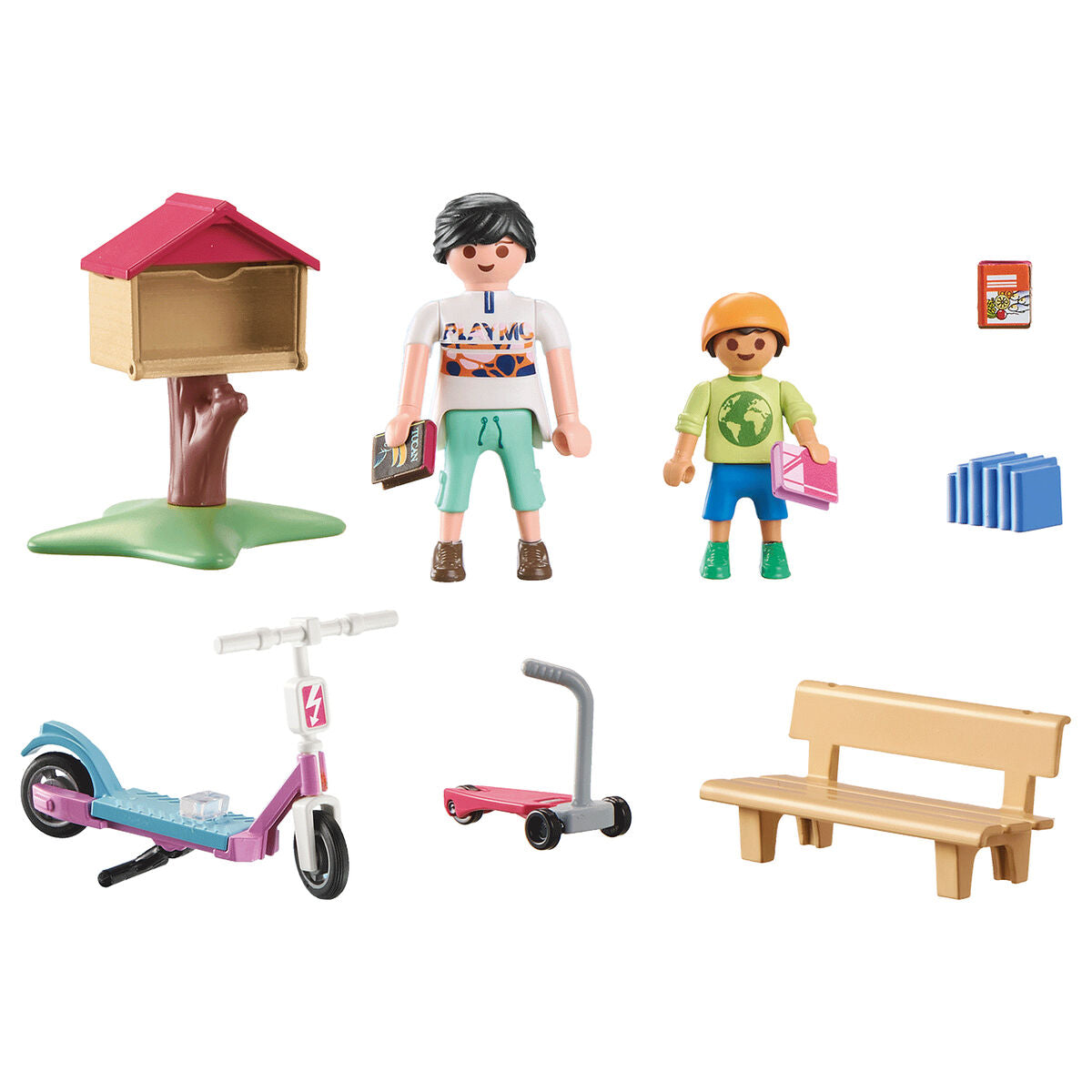 Playset Playmobil Color Motociklas 25 Dalys