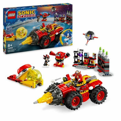 Statybos rinkinys Lego Sonic the Hedgehog 76999 Super Sonic vs. Egg Drillster 590 Dalys