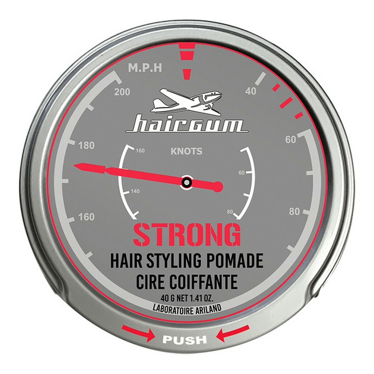 Stiprios fiksacijos vaškas Hairgum Strong Tepalas 40 g