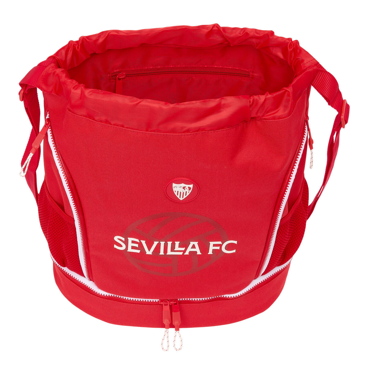 Kuprinė su virvutėmis Sevilla Fútbol Club Raudona 35 x 40 x 1 cm