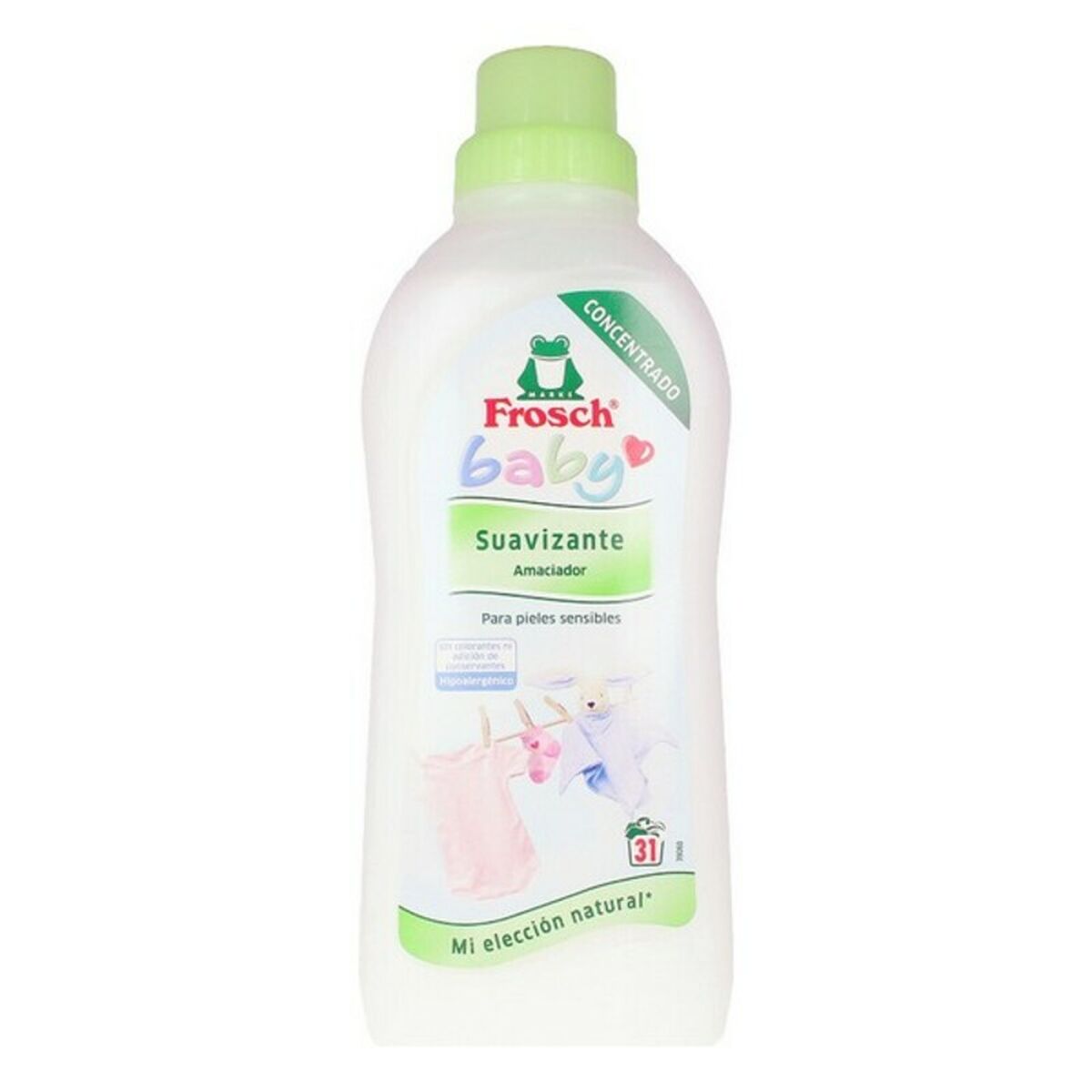 Draugiškas aplinkai medžiagos minkštiklis Baby Frosch Frosch Baby (750 ml) 750 ml