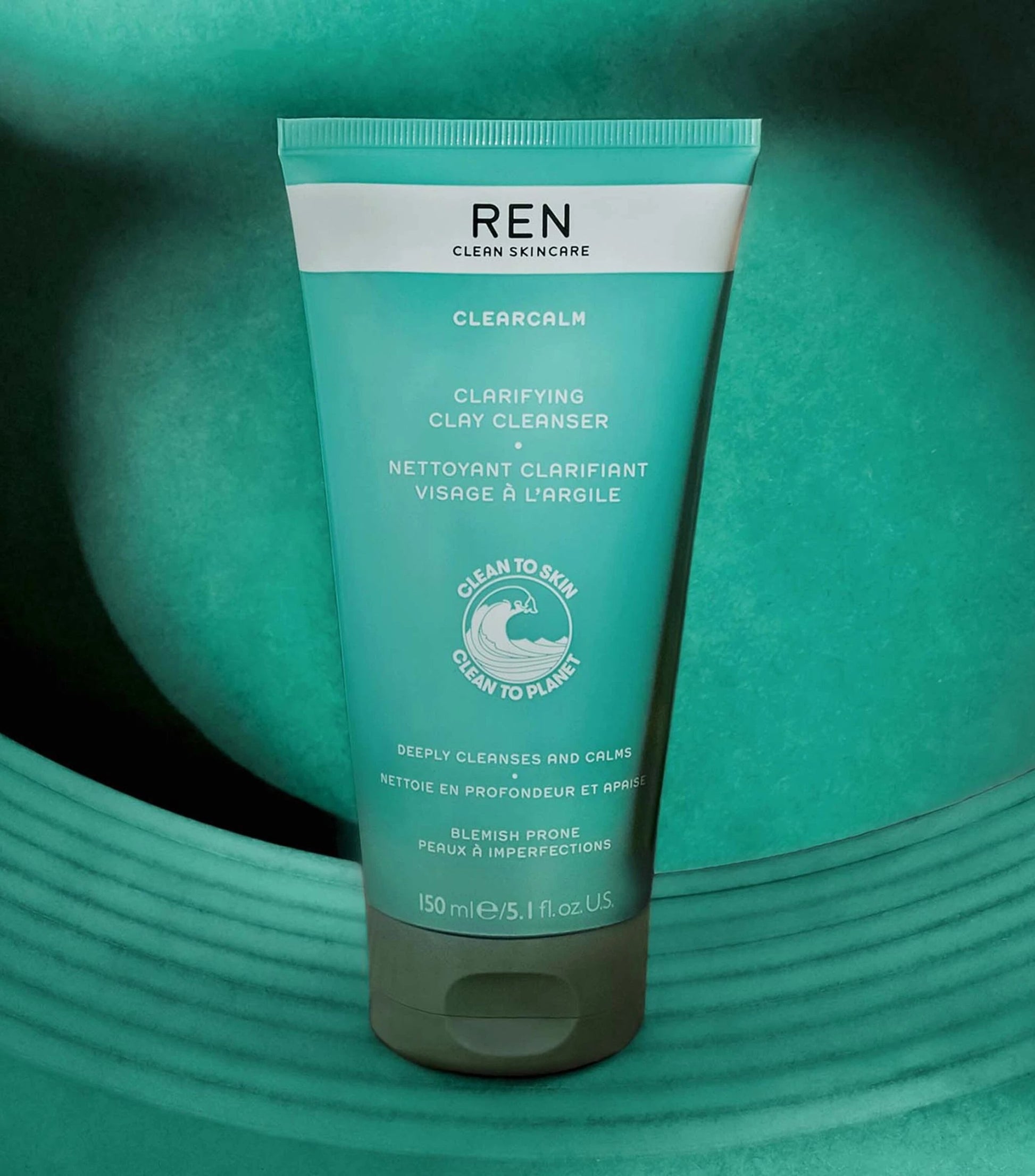 Ren Clearcalm Clarifying Clay valiklis 150ml