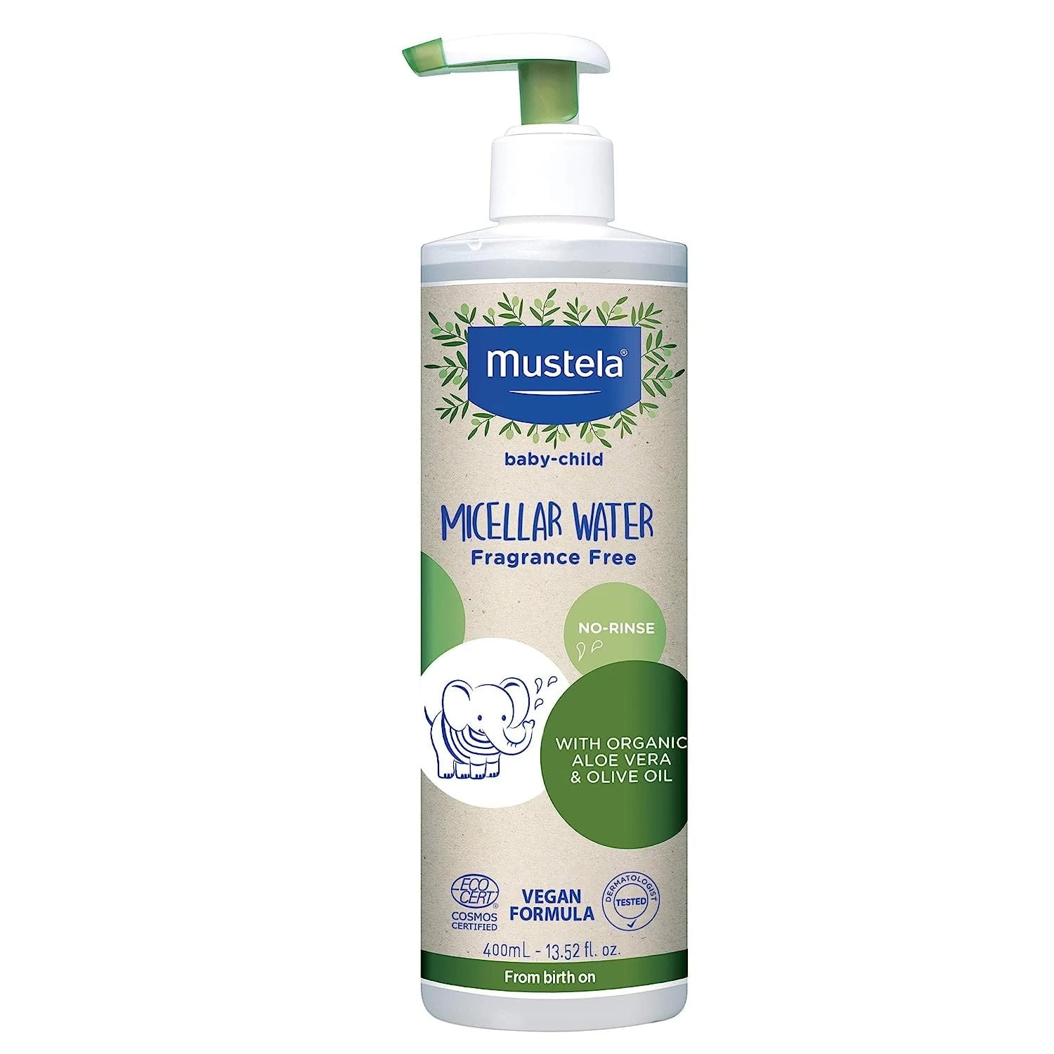 Mustela Organic micelinis vanduo 400ml