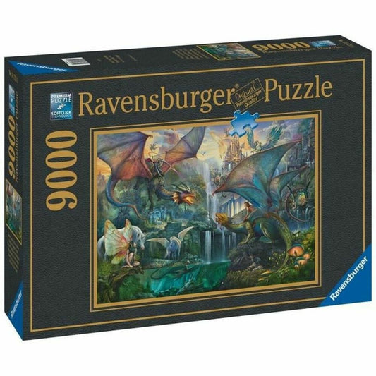 Dėlionė Ravensburger The Magic Forest of Dragons (9000 Dalys)