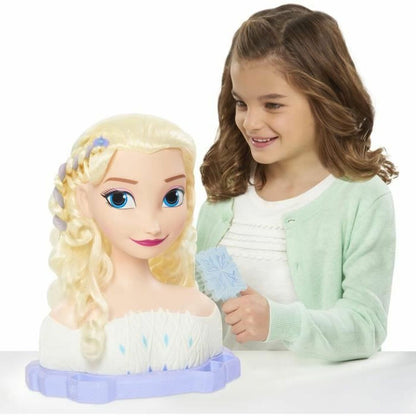 Lėlė kūdikis su priedais Frozen Elsa Deluxe Styling Head