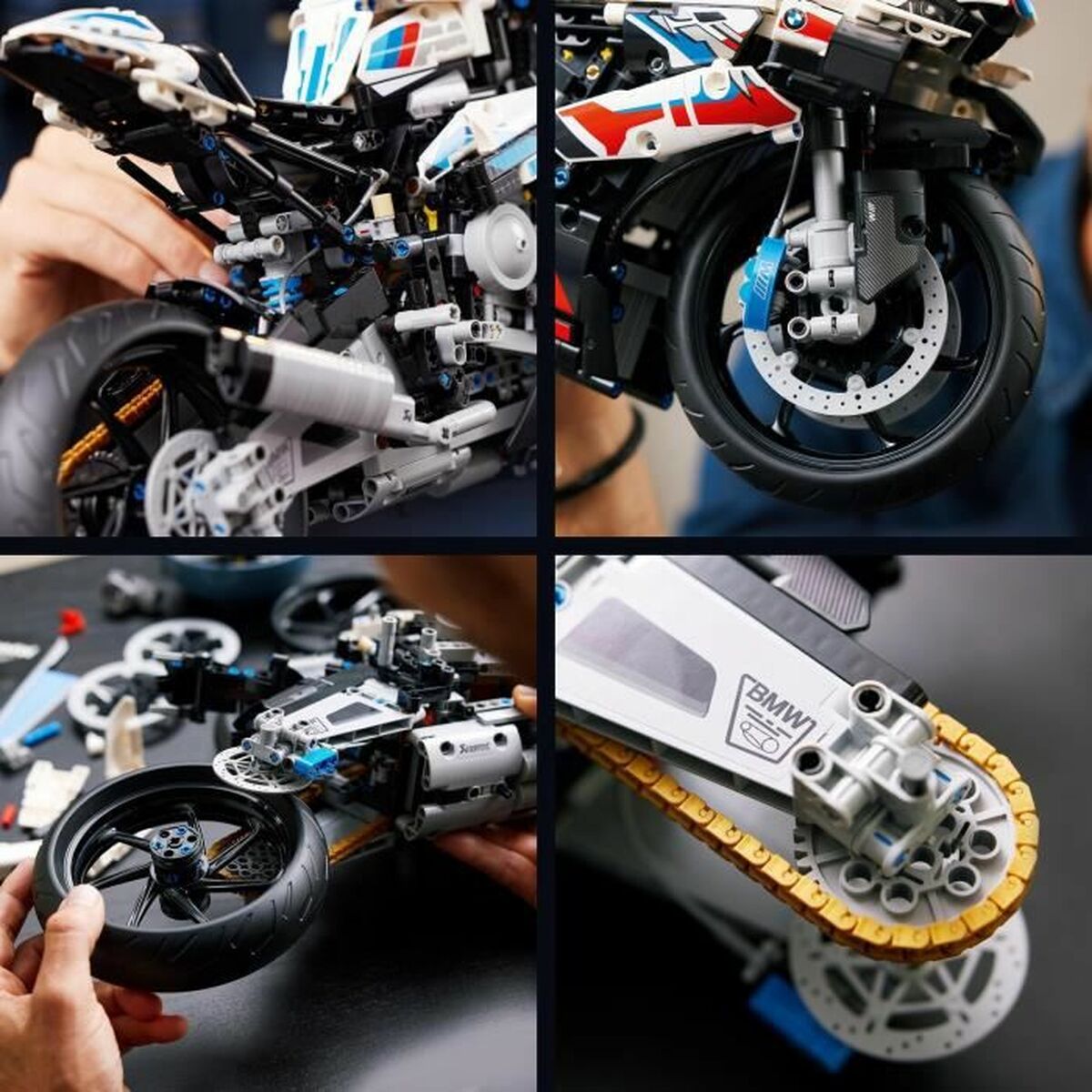 Statybos rinkinys   Lego Technic BMW M 1000 RR Motorcycle         Spalvotas