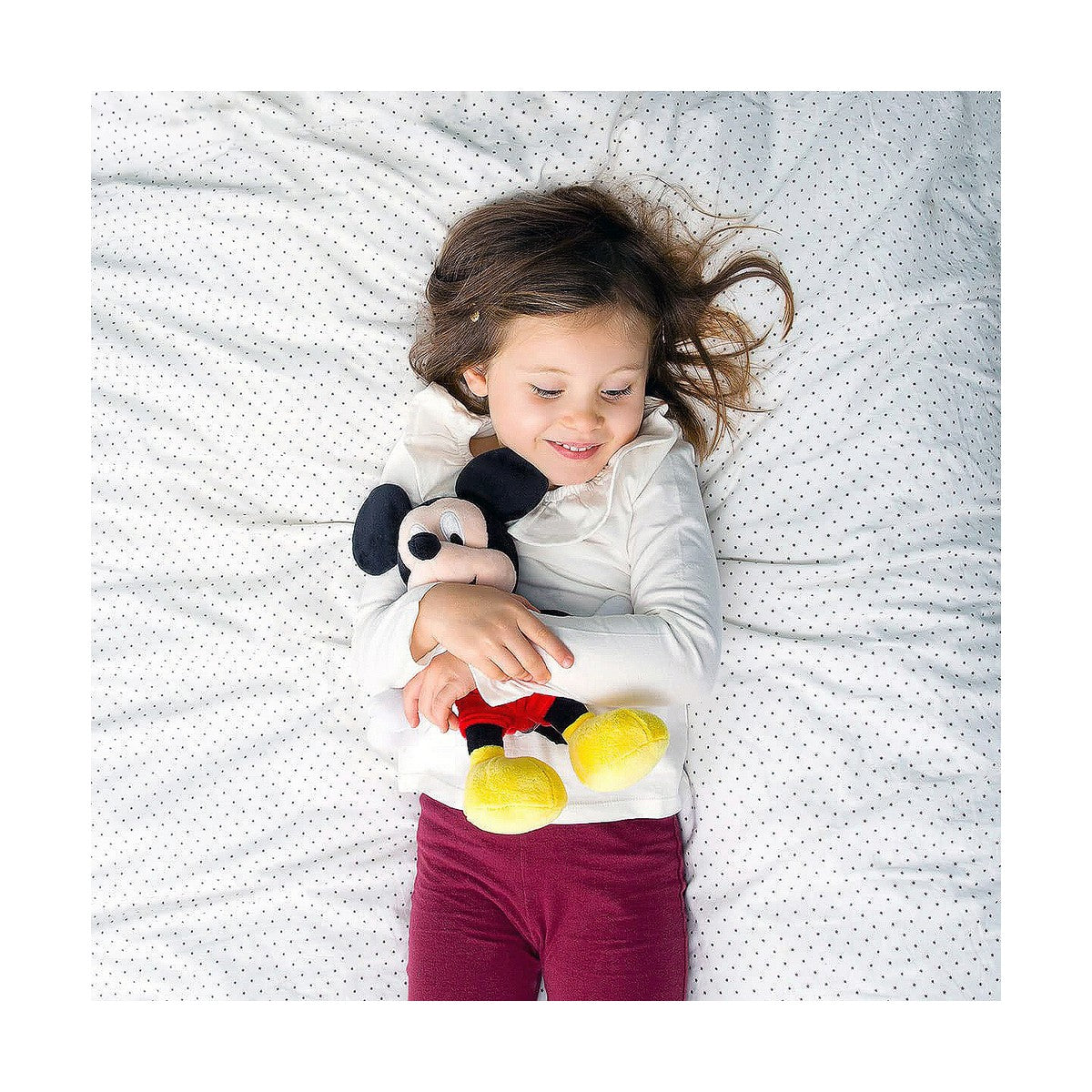 Pliušinis gyvūnėlis Mickey Mouse 35 cm Pliušinė medžiaga