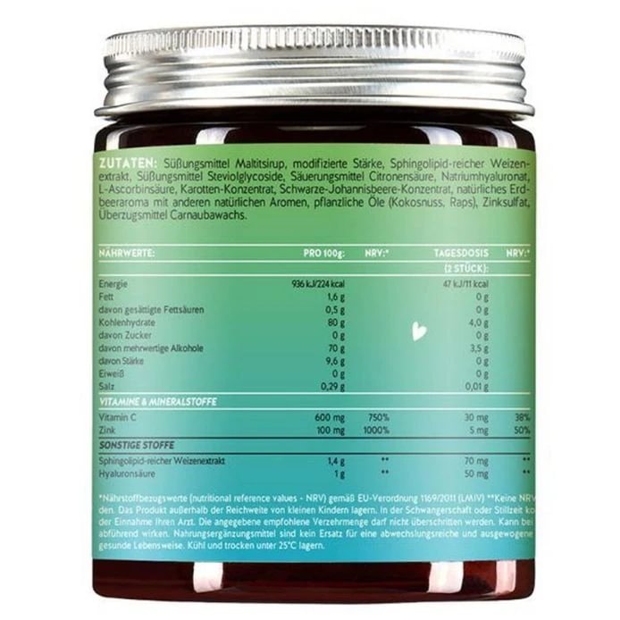 Bears With Benefits Hey Flawless Youth Ceramide & Hyaluron Sugarfree maisto papildai 150 g