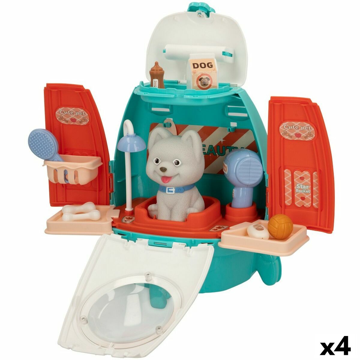 Playset GoGo Friends 37,5 x 34 x 36 cm Raketa 4 vnt.