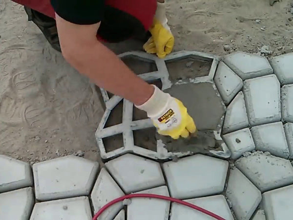 Akmens grindinio akmens betono akmens betono katės galva