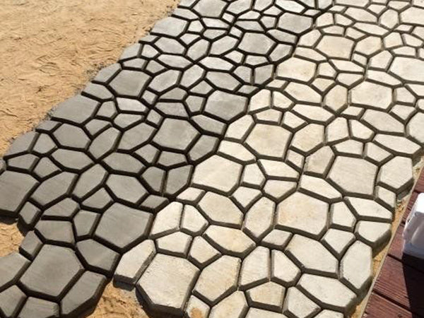 Akmens grindinio akmens betono akmens betono katės galva
