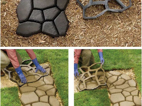 Akmens grindinio akmens betono akmens betono katės galva