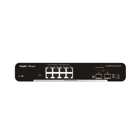 Komutatorius 10 prievadų Ruijie Reyee RG-NBS3100-8GT2SFP (Valdomas)
