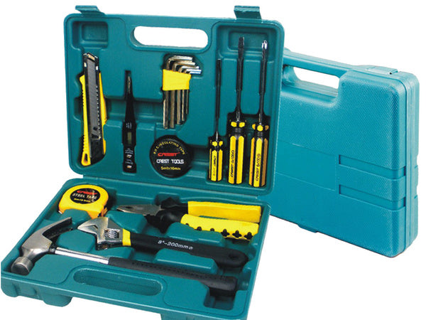 Įrankių rinkinys atsuktuvai plaktukas 16 el dėkle