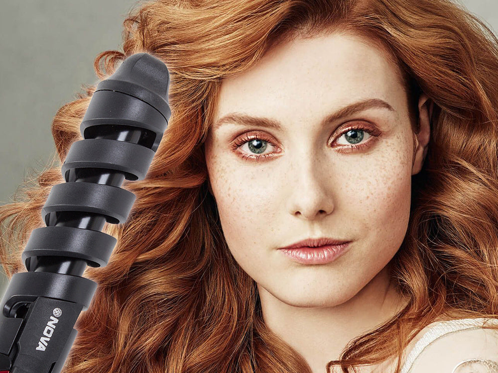 Spiralinė garbanojimo geležis garbanos keraminė galvutė