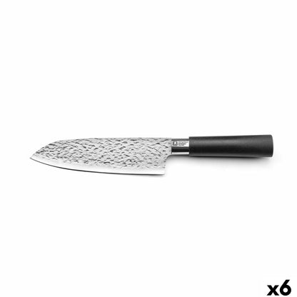 Santoku peilis Richardson Sheffield Katana Juoda Metalinis Bakelitas 17,5 cm (6 vnt.)