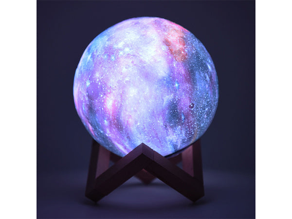 3d rgb mėnulio naktinė šviesa su nuotolinio valdymo pulteliu