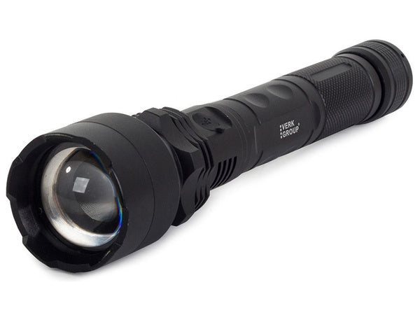Bailong taktinis stiprus led žibintuvėlis xhp50 zoom usb
