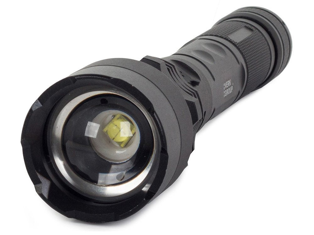 Bailong taktinis stiprus led žibintuvėlis xhp50 zoom usb