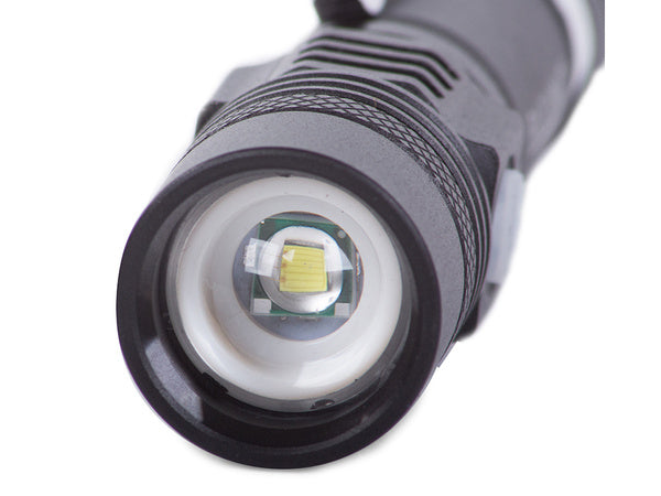 Taktinis bailong vadovaujamas žibintuvėlis cree zoom xm-l t6