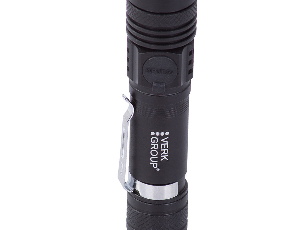 Taktinis bailong vadovaujamas žibintuvėlis cree zoom xm-l t6