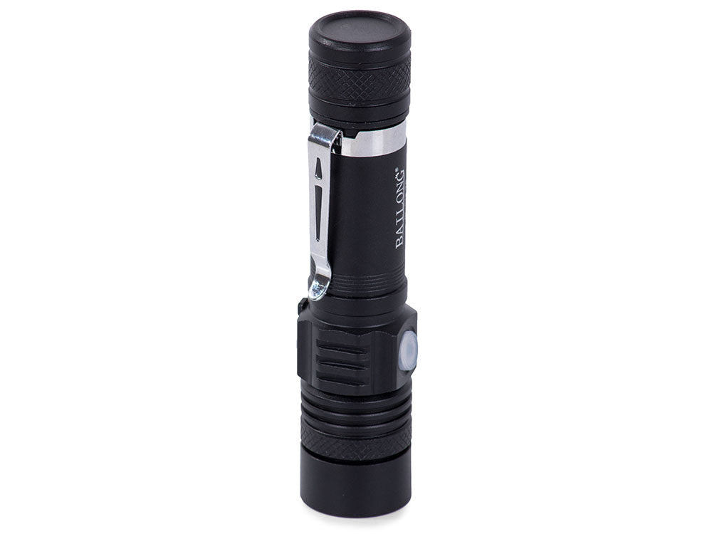 Taktinis bailong vadovaujamas žibintuvėlis cree zoom xm-l t6