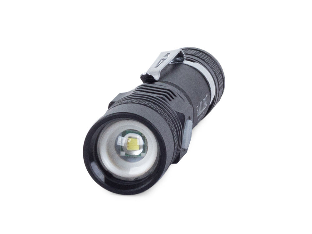 Taktinis bailong vadovaujamas žibintuvėlis cree zoom xm-l t6