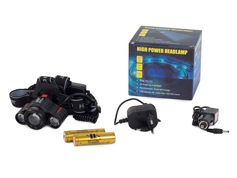Bailong vadovaujamas priekinis žibintas cree xml-t6 2x xp-e