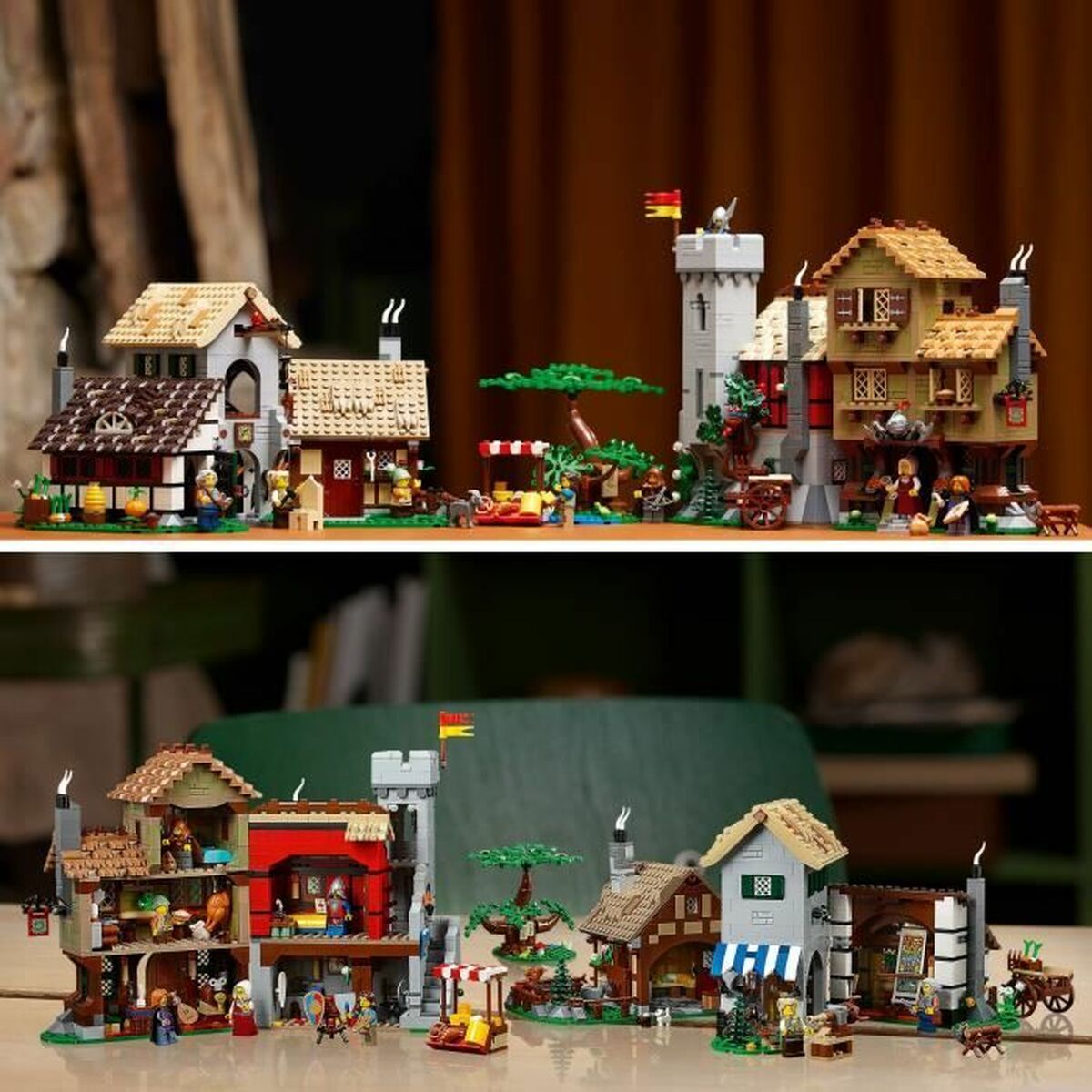 Statybos rinkinys Lego 10332 Medieval Town Square 3304 Dalys