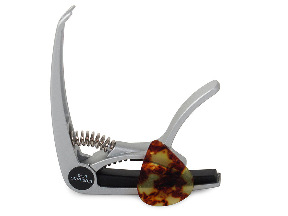 Klasikinės gitaros capodaster metalo + pick