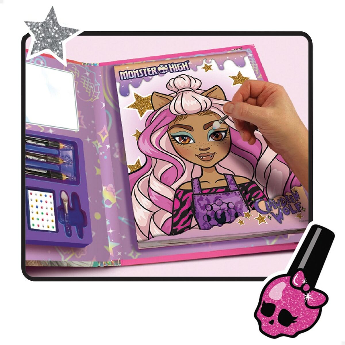 Krembriulė Monster High (6 vnt.)